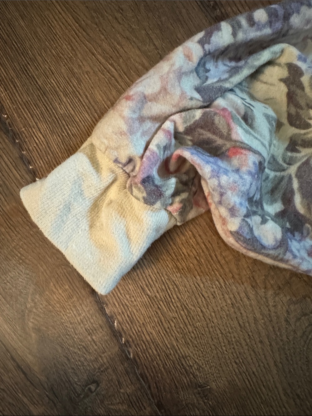 Selkie Floral Print Hooded Pullover Sweatshirt - Picture 2 of 6